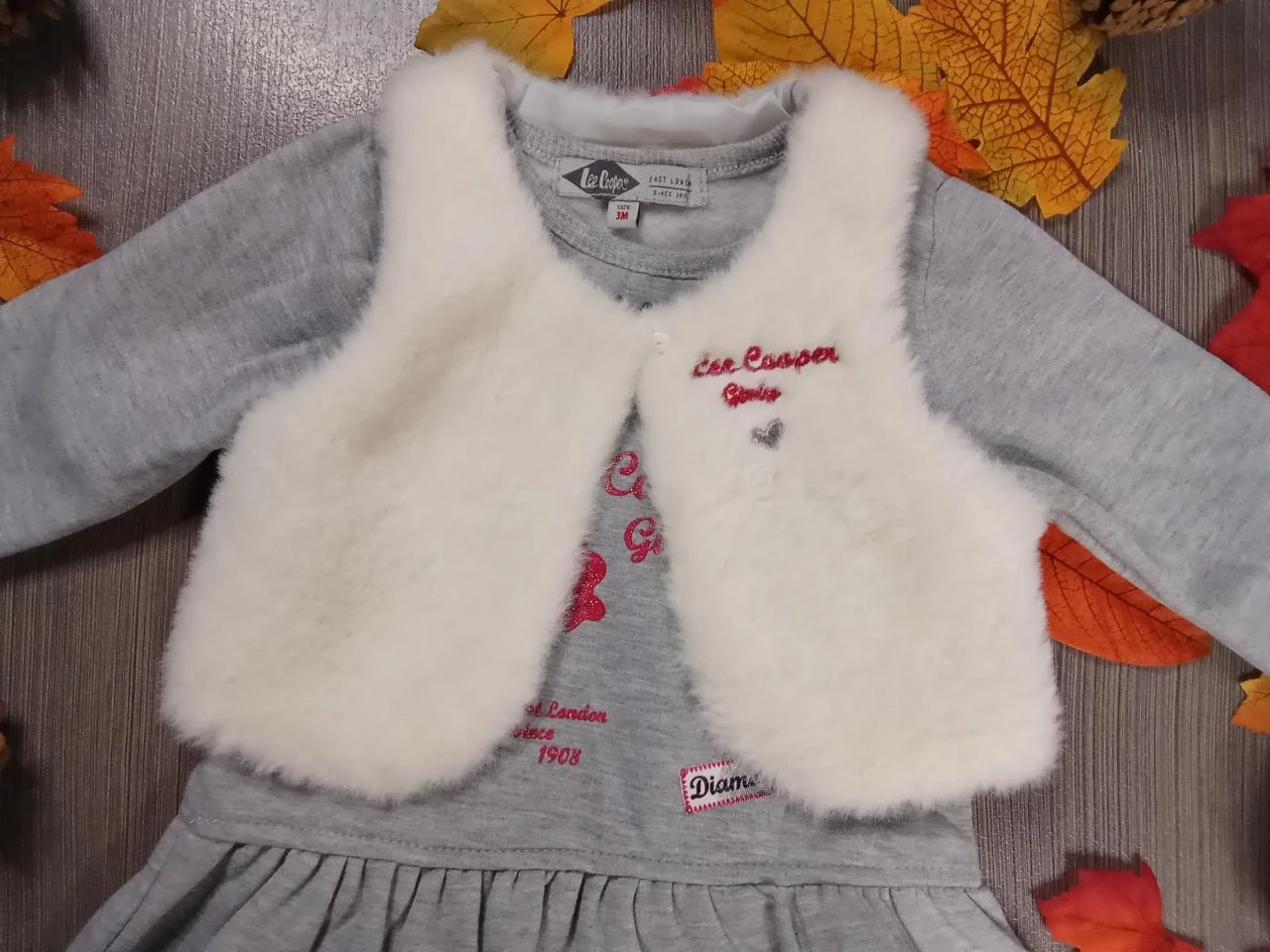 Conjunto nuevo de 3 piezas sin etiqueta Lee Cooper 3 meses – photo 3